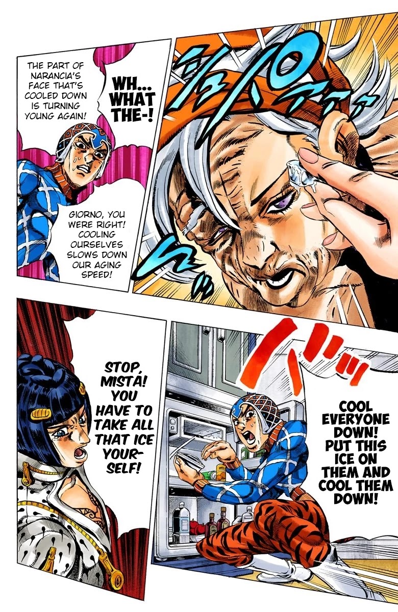 JoJo's Bizarre Adventure Part 5 - Vento Aureo (Official Colored) chapter 50 page 14