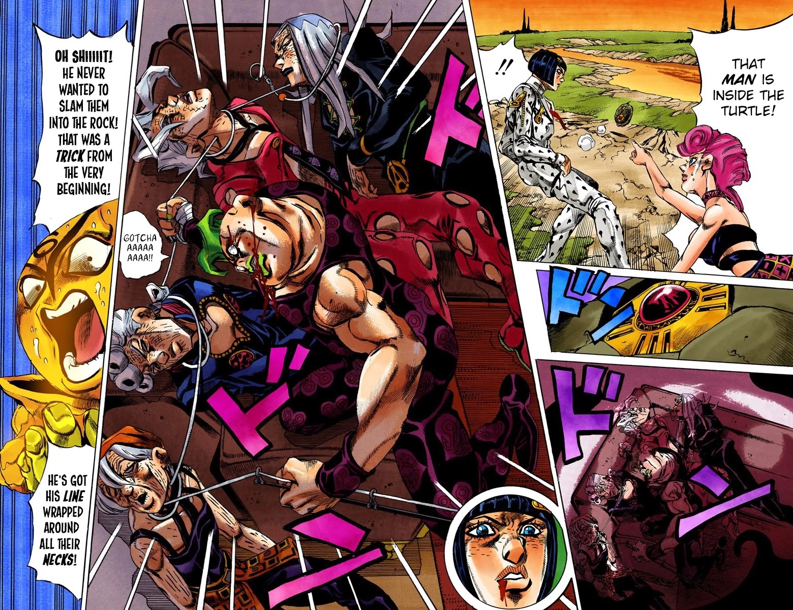 JoJo's Bizarre Adventure Part 5 - Vento Aureo (Official Colored) chapter 60 page 8
