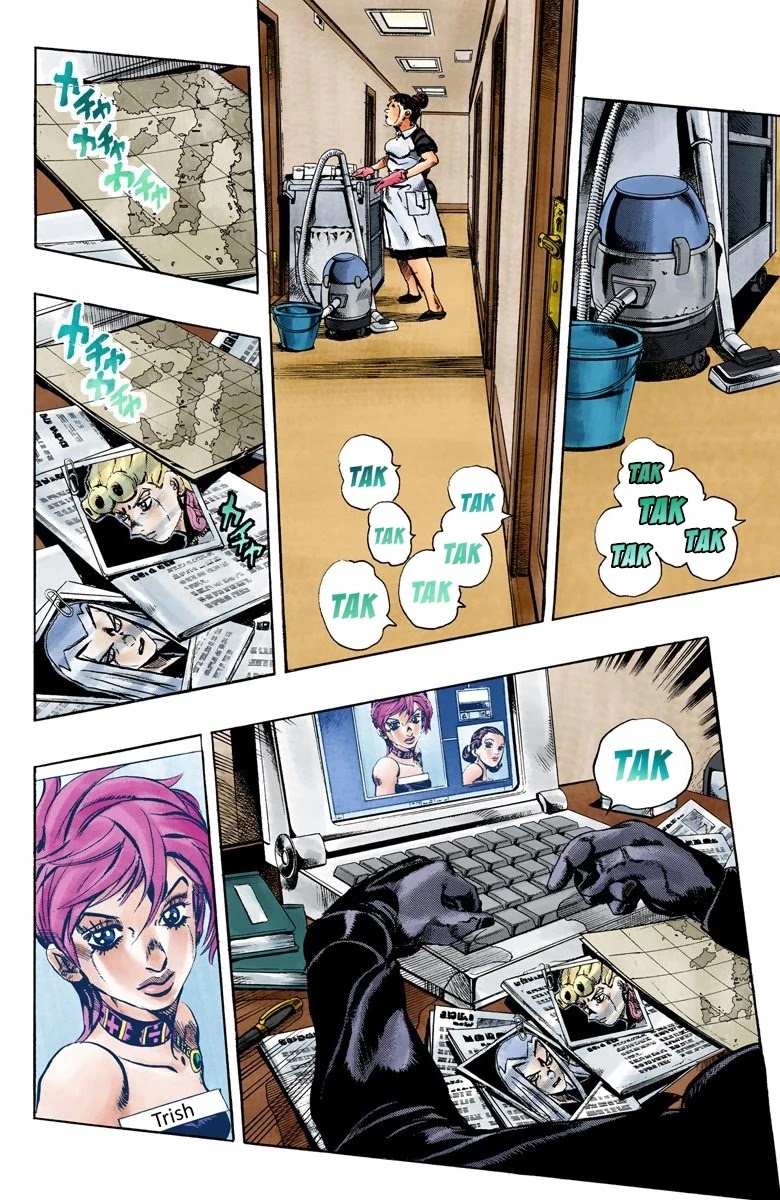 JoJo's Bizarre Adventure Part 5 - Vento Aureo (Official Colored) chapter 101 page 11