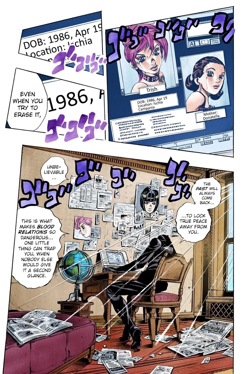 JoJo's Bizarre Adventure Part 5 - Vento Aureo (Official Colored) chapter 101 page 12