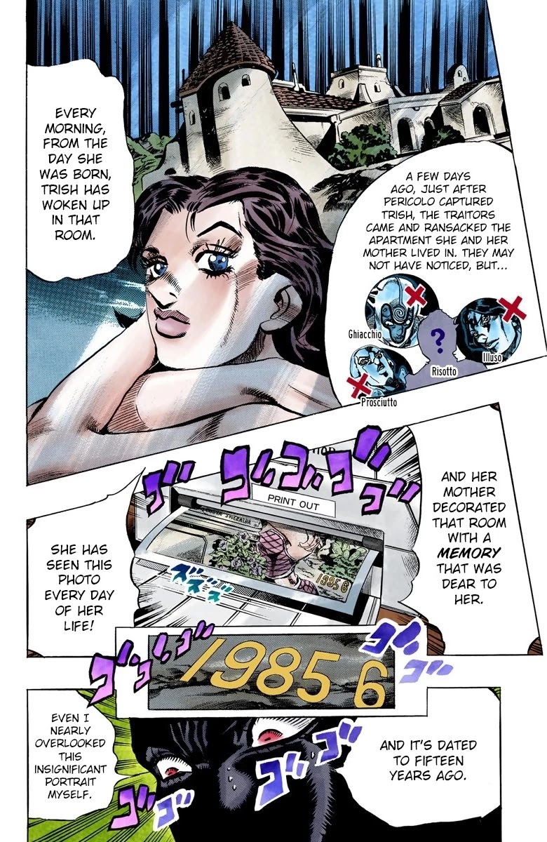 JoJo's Bizarre Adventure Part 5 - Vento Aureo (Official Colored) chapter 101 page 15