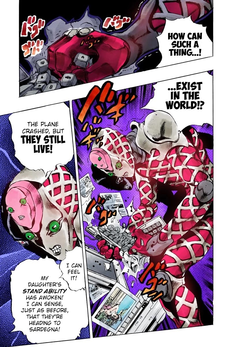 JoJo's Bizarre Adventure Part 5 - Vento Aureo (Official Colored) chapter 101 page 16