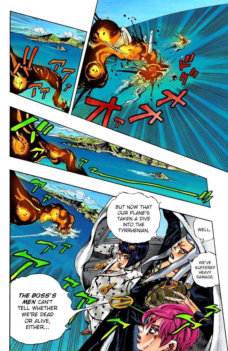 JoJo's Bizarre Adventure Part 5 - Vento Aureo (Official Colored) chapter 101 page 3