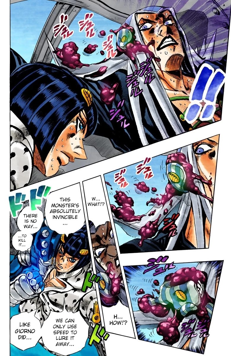 JoJo's Bizarre Adventure Part 5 - Vento Aureo (Official Colored) chapter 101 page 5