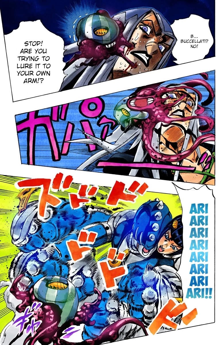 JoJo's Bizarre Adventure Part 5 - Vento Aureo (Official Colored) chapter 101 page 6