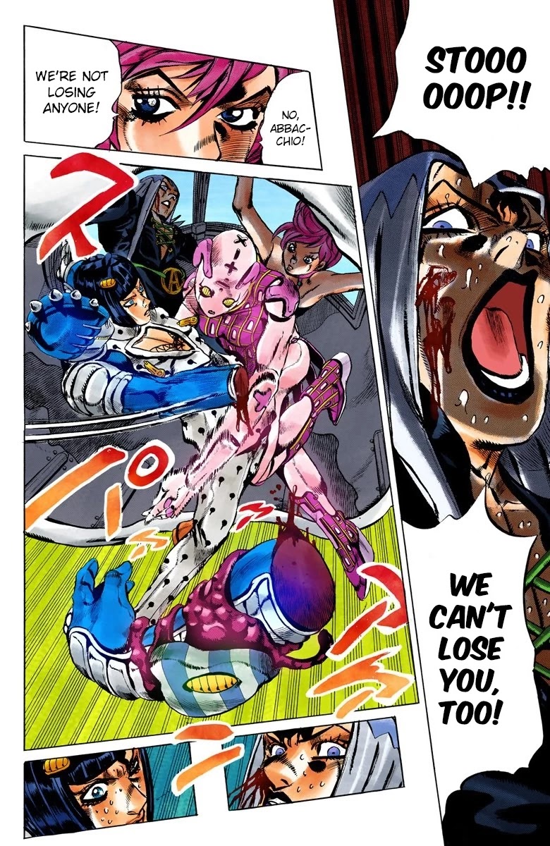 JoJo's Bizarre Adventure Part 5 - Vento Aureo (Official Colored) chapter 101 page 7