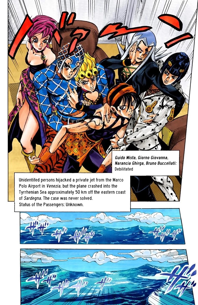 JoJo's Bizarre Adventure Part 5 - Vento Aureo (Official Colored) chapter 101 page 9