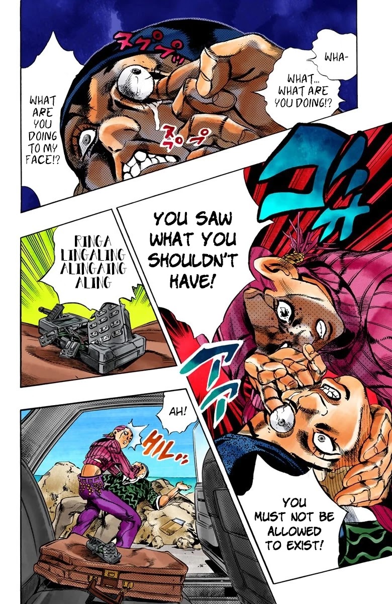 JoJo's Bizarre Adventure Part 5 - Vento Aureo (Official Colored) chapter 103 page 12