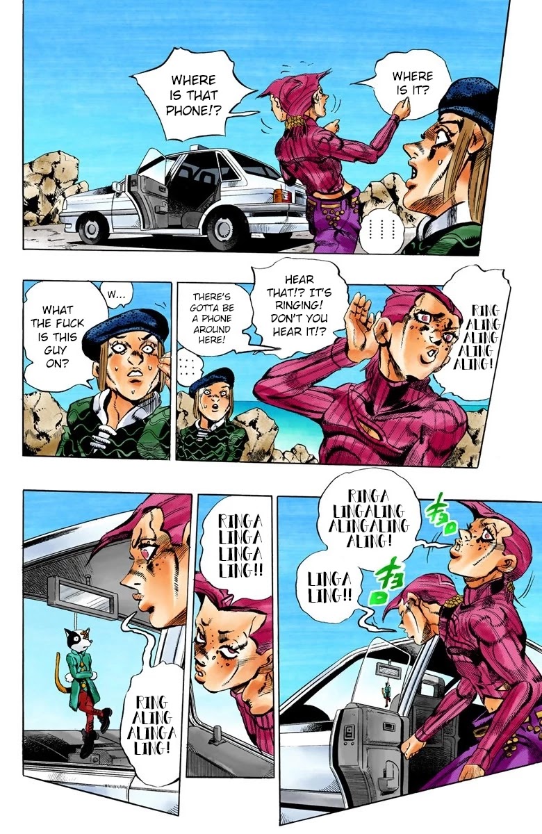 JoJo's Bizarre Adventure Part 5 - Vento Aureo (Official Colored) chapter 103 page 14