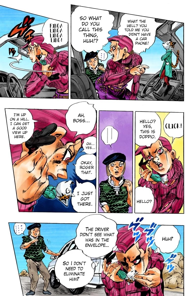 JoJo's Bizarre Adventure Part 5 - Vento Aureo (Official Colored) chapter 103 page 15