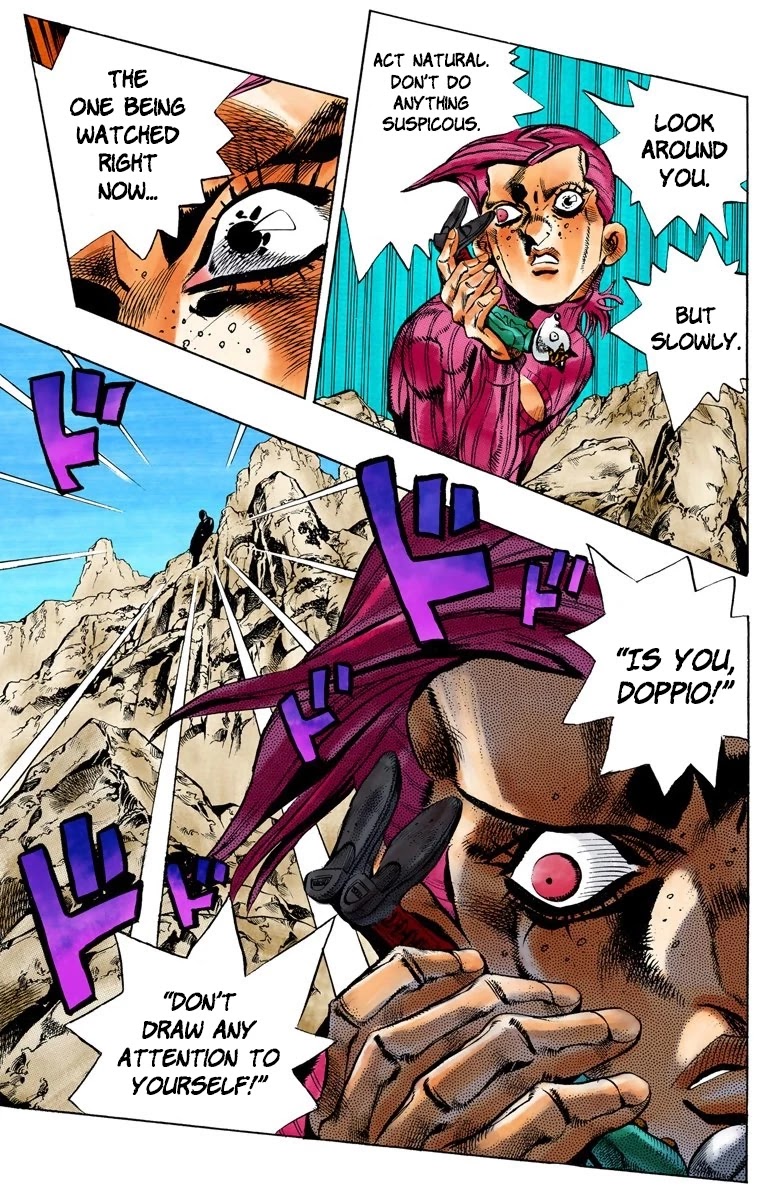 JoJo's Bizarre Adventure Part 5 - Vento Aureo (Official Colored) chapter 103 page 17