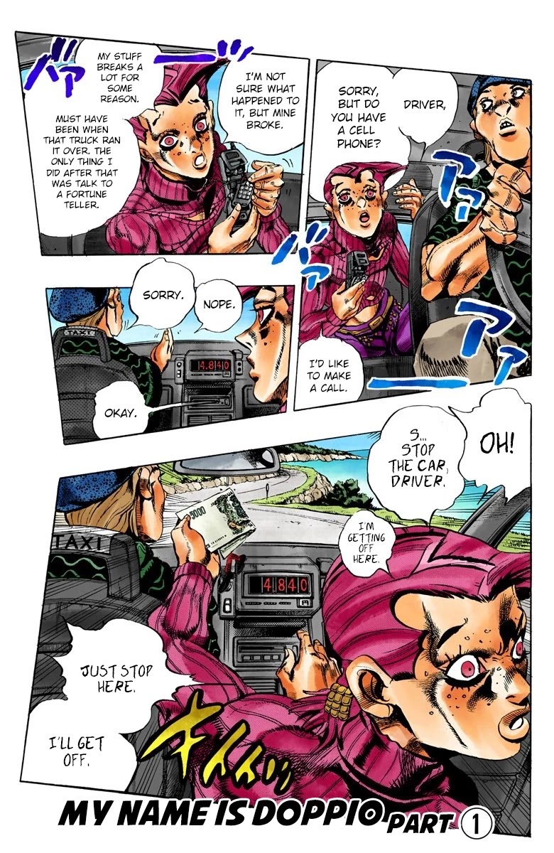 JoJo's Bizarre Adventure Part 5 - Vento Aureo (Official Colored) chapter 103 page 2