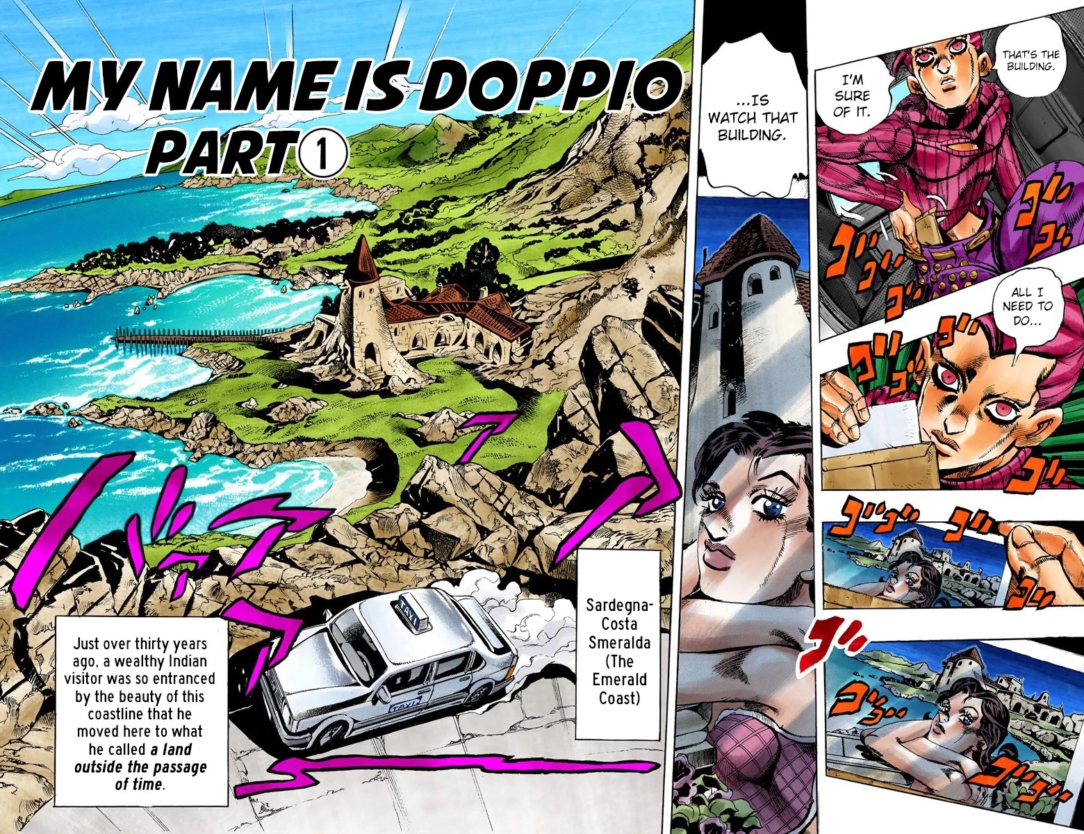 JoJo's Bizarre Adventure Part 5 - Vento Aureo (Official Colored) chapter 103 page 3