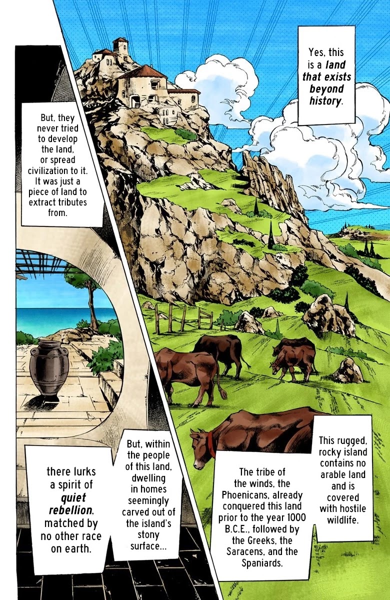 JoJo's Bizarre Adventure Part 5 - Vento Aureo (Official Colored) chapter 103 page 4