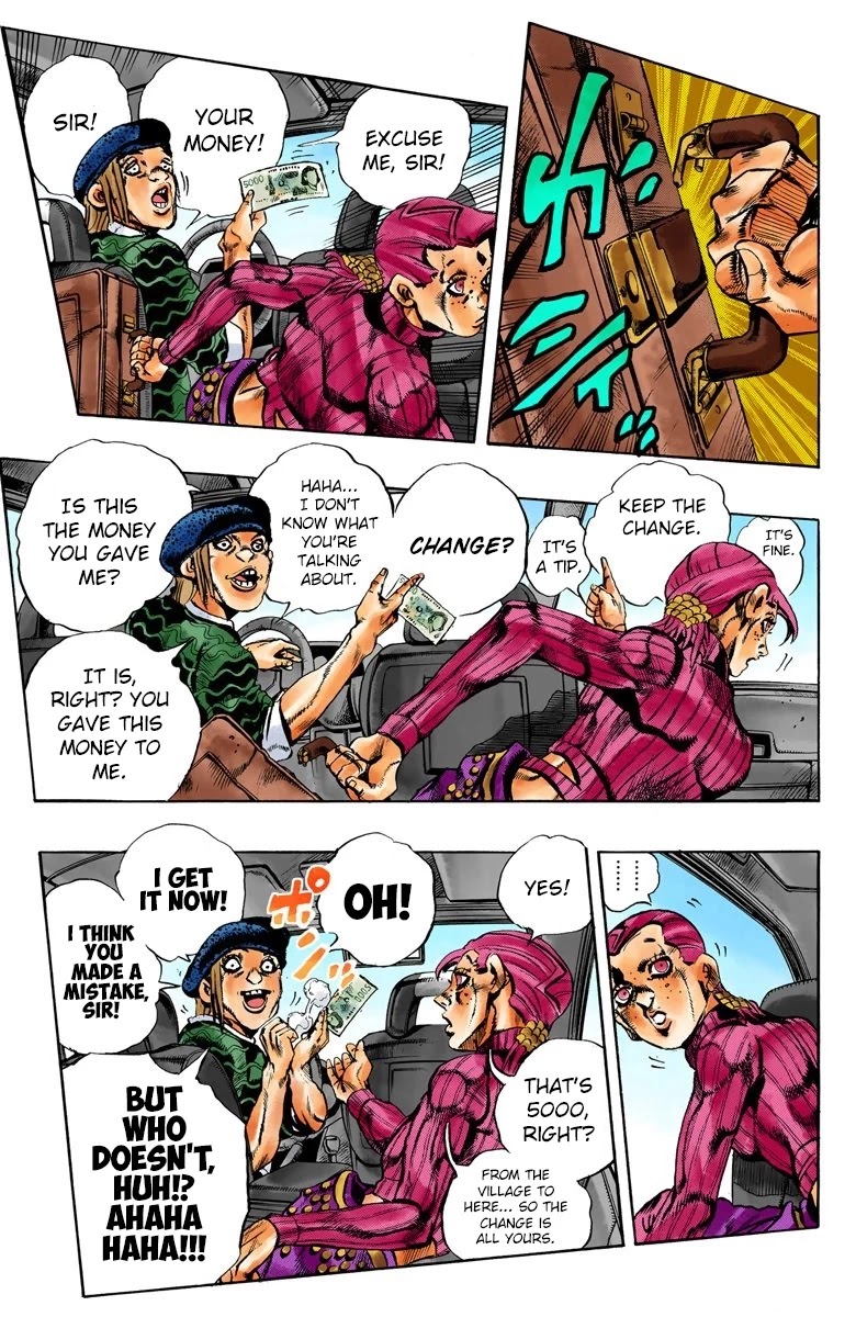 JoJo's Bizarre Adventure Part 5 - Vento Aureo (Official Colored) chapter 103 page 5