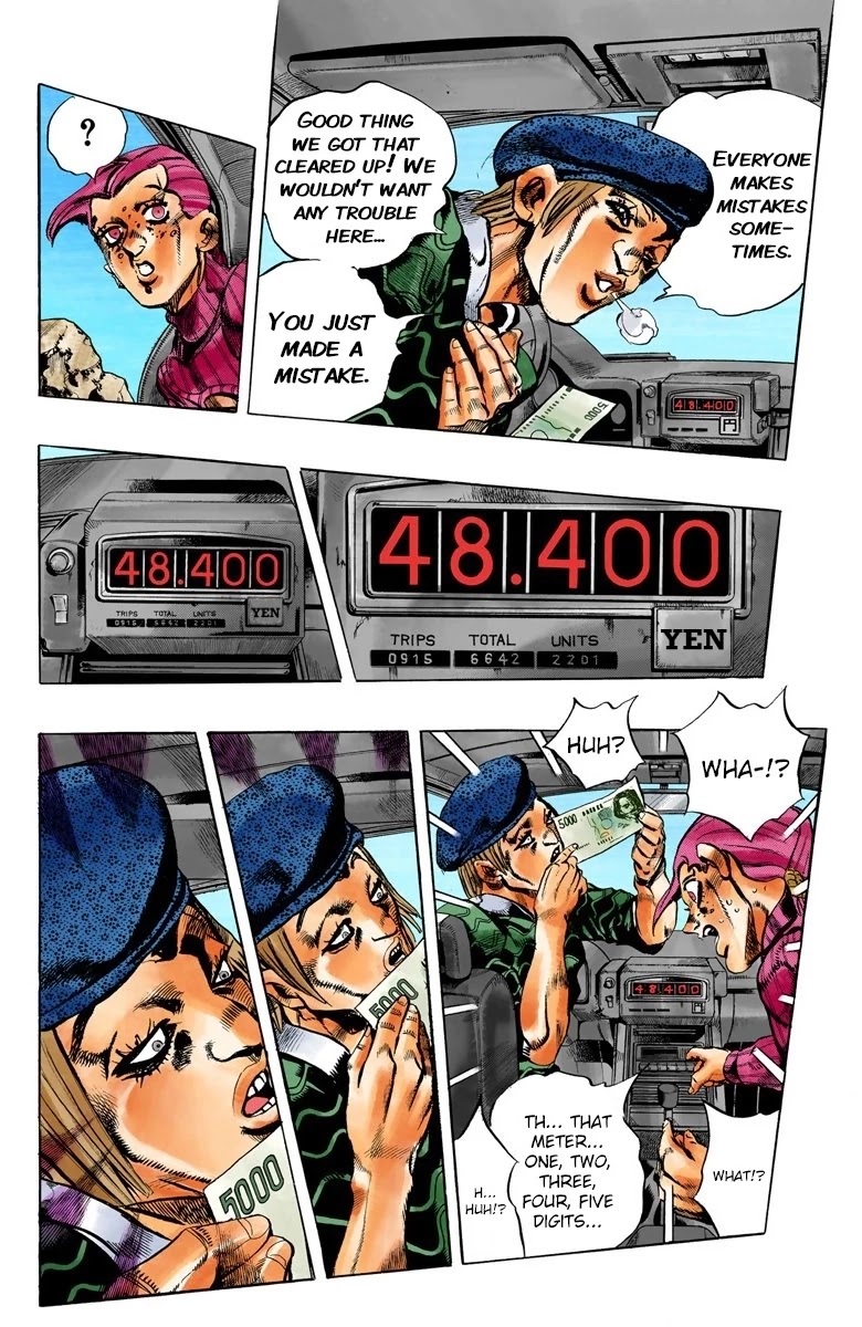 JoJo's Bizarre Adventure Part 5 - Vento Aureo (Official Colored) chapter 103 page 6