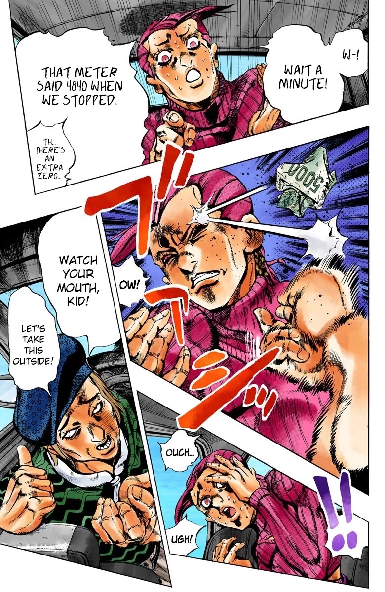 JoJo's Bizarre Adventure Part 5 - Vento Aureo (Official Colored) chapter 103 page 7