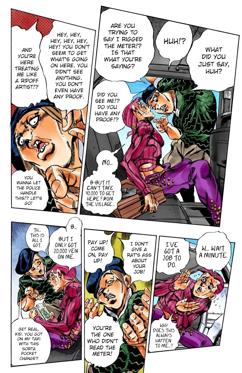 JoJo's Bizarre Adventure Part 5 - Vento Aureo (Official Colored) chapter 103 page 8