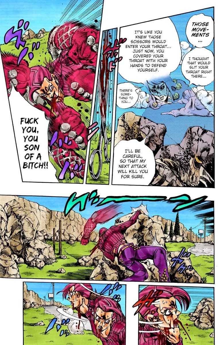 JoJo's Bizarre Adventure Part 5 - Vento Aureo (Official Colored) chapter 106 page 10