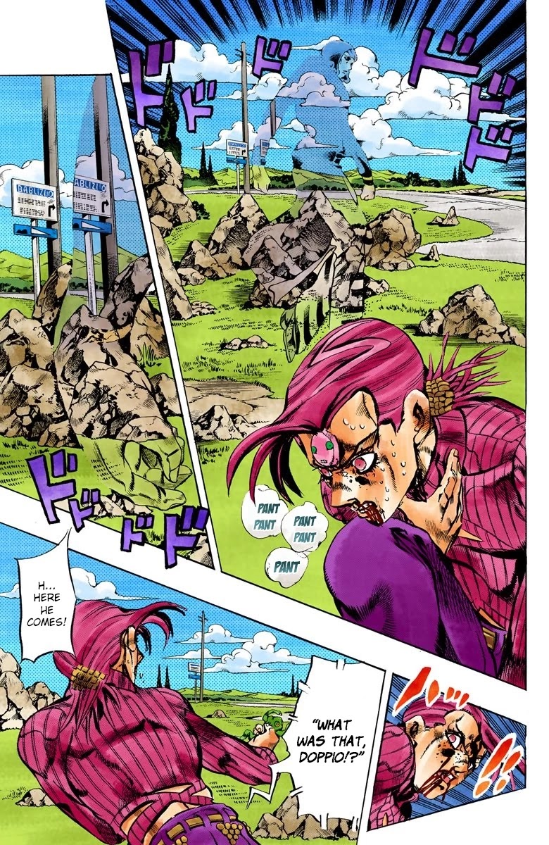 JoJo's Bizarre Adventure Part 5 - Vento Aureo (Official Colored) chapter 106 page 14