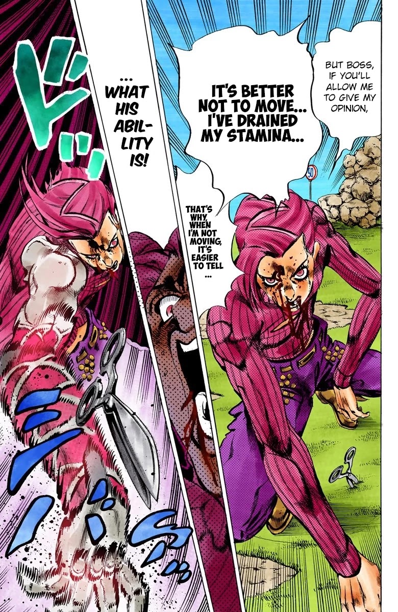 JoJo's Bizarre Adventure Part 5 - Vento Aureo (Official Colored) chapter 106 page 16