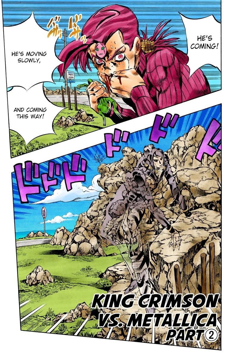 JoJo's Bizarre Adventure Part 5 - Vento Aureo (Official Colored) chapter 106 page 3