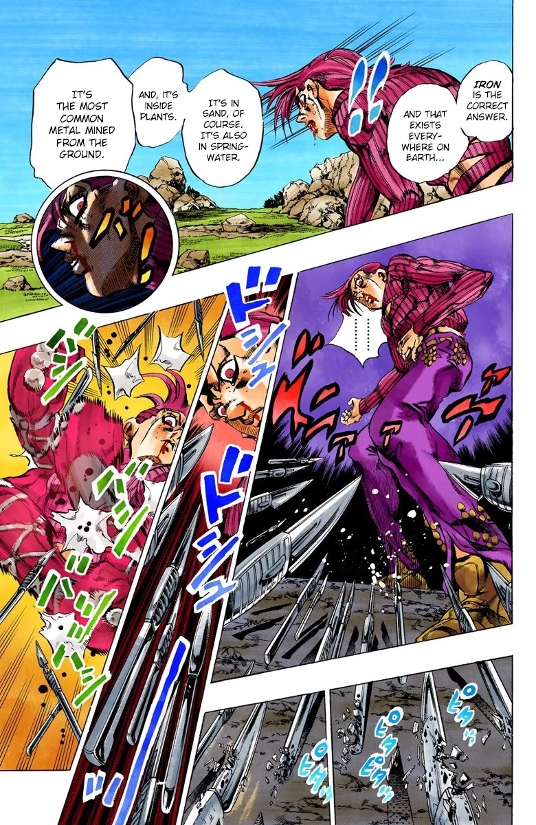 JoJo's Bizarre Adventure Part 5 - Vento Aureo (Official Colored) chapter 107 page 11