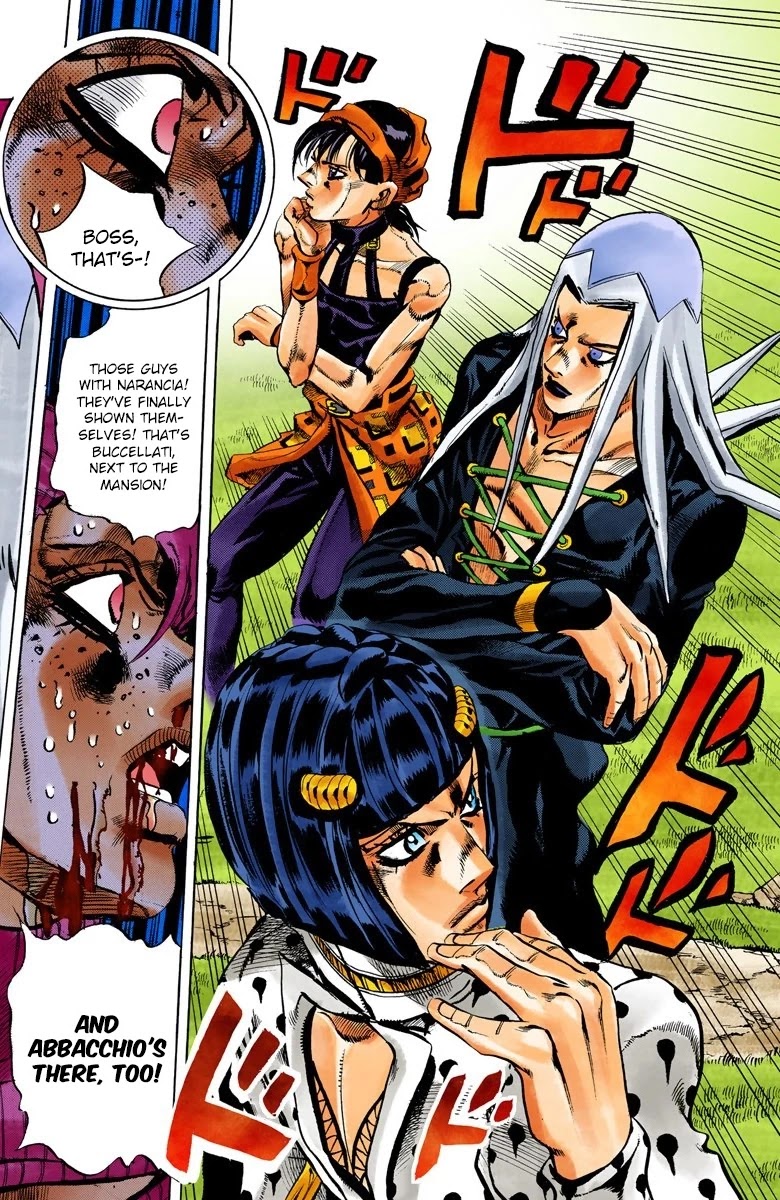 JoJo's Bizarre Adventure Part 5 - Vento Aureo (Official Colored) chapter 107 page 16