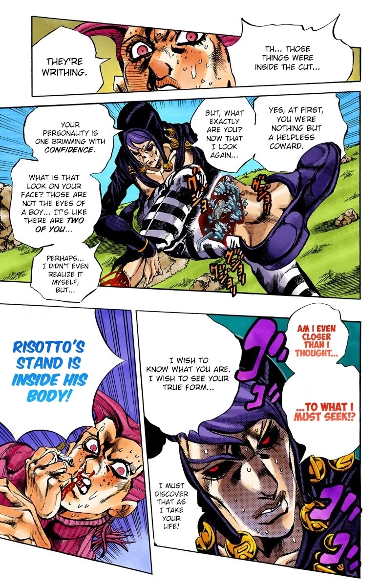 JoJo's Bizarre Adventure Part 5 - Vento Aureo (Official Colored) chapter 107 page 7