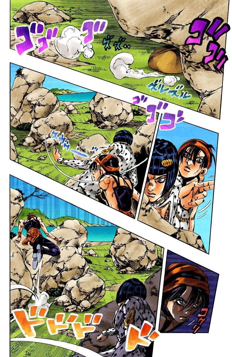 JoJo's Bizarre Adventure Part 5 - Vento Aureo (Official Colored) chapter 110 page 10