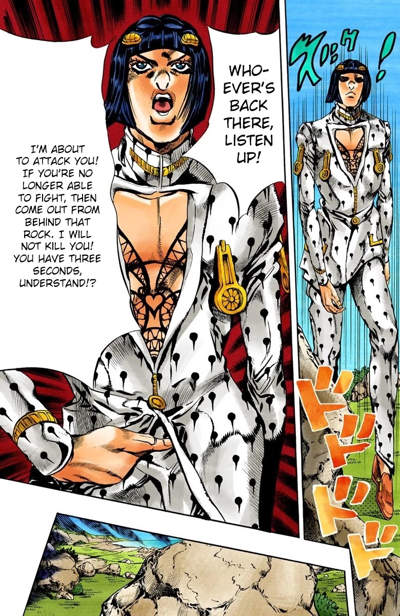 JoJo's Bizarre Adventure Part 5 - Vento Aureo (Official Colored) chapter 110 page 11