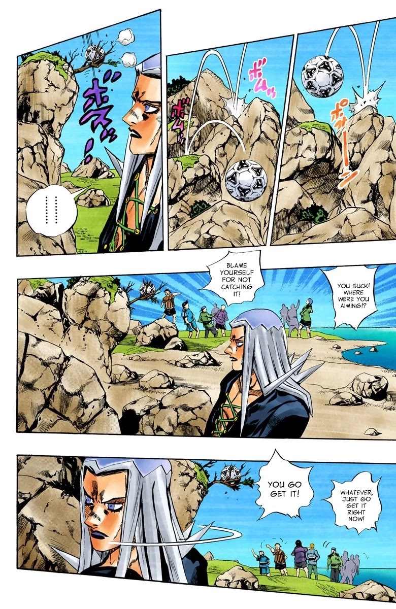 JoJo's Bizarre Adventure Part 5 - Vento Aureo (Official Colored) chapter 110 page 13