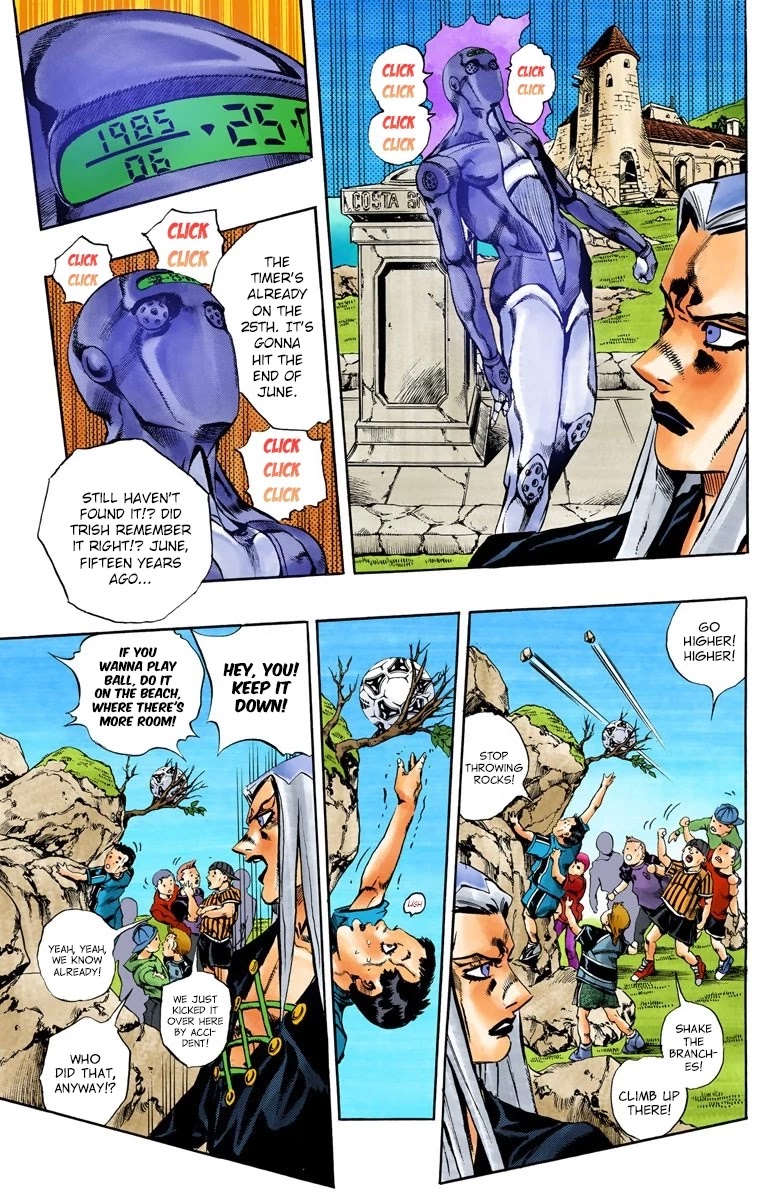 JoJo's Bizarre Adventure Part 5 - Vento Aureo (Official Colored) chapter 110 page 14