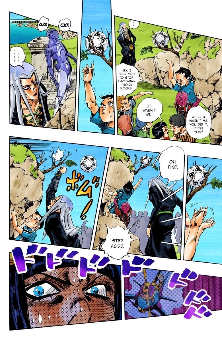 JoJo's Bizarre Adventure Part 5 - Vento Aureo (Official Colored) chapter 110 page 15