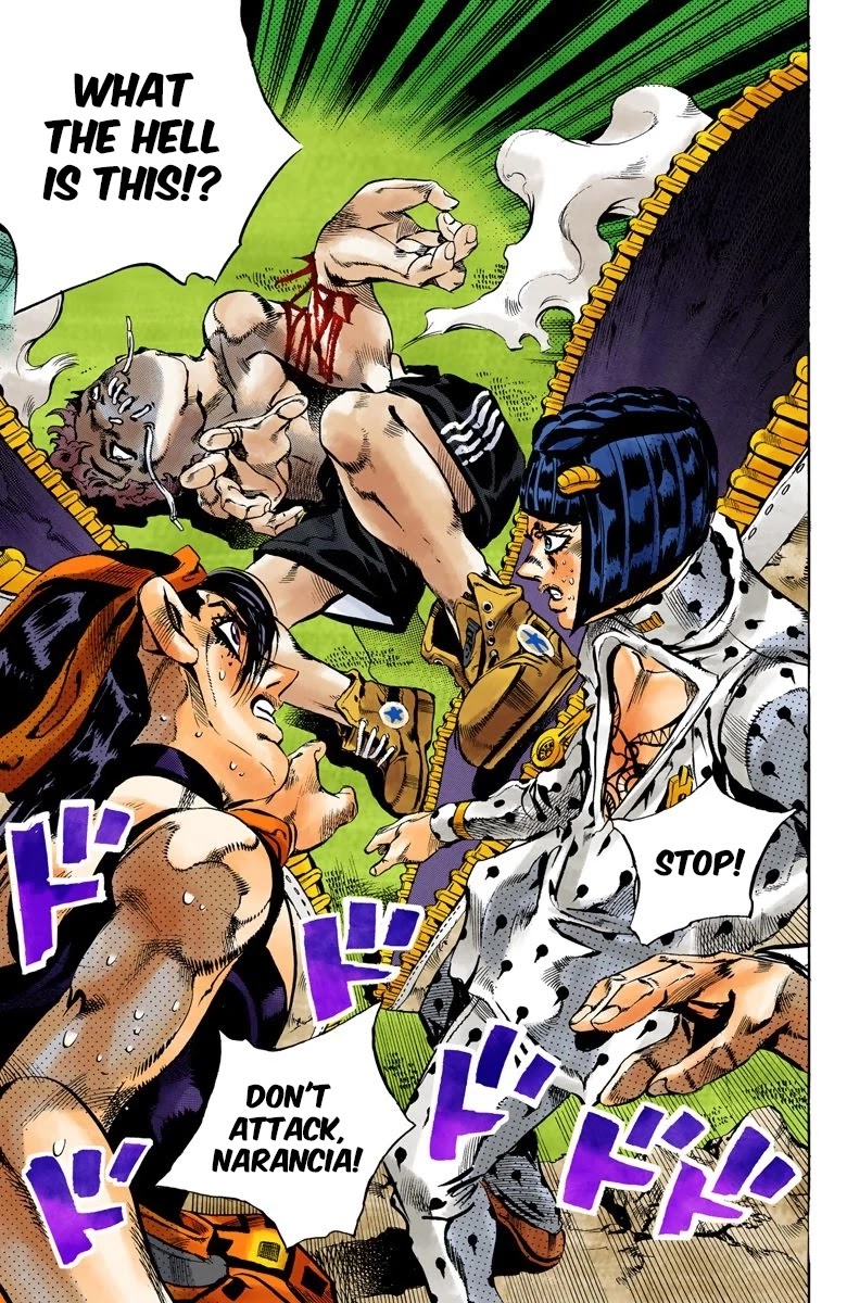 JoJo's Bizarre Adventure Part 5 - Vento Aureo (Official Colored) chapter 110 page 16