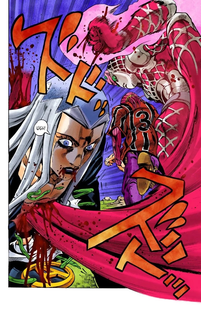 JoJo's Bizarre Adventure Part 5 - Vento Aureo (Official Colored) chapter 110 page 19