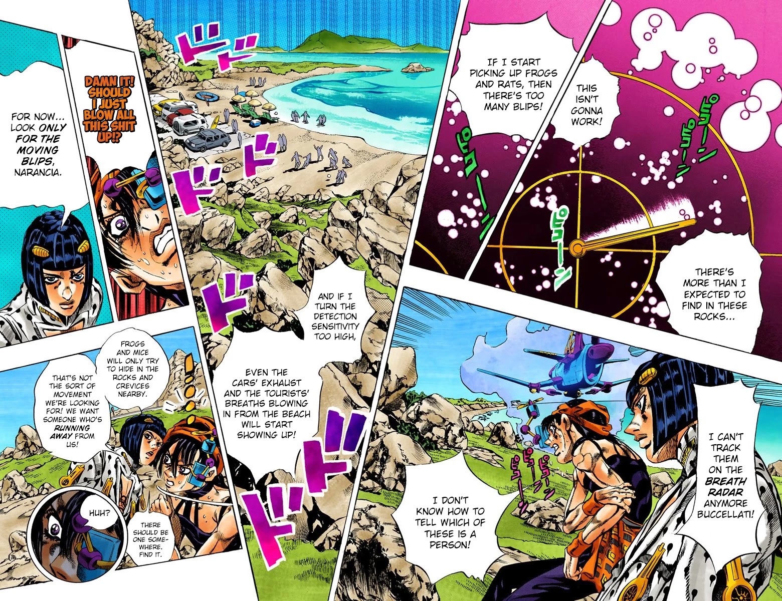 JoJo's Bizarre Adventure Part 5 - Vento Aureo (Official Colored) chapter 110 page 3