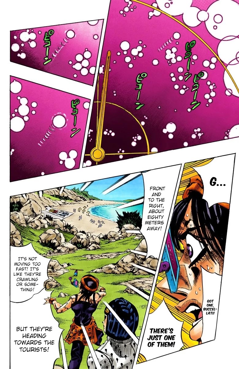 JoJo's Bizarre Adventure Part 5 - Vento Aureo (Official Colored) chapter 110 page 4