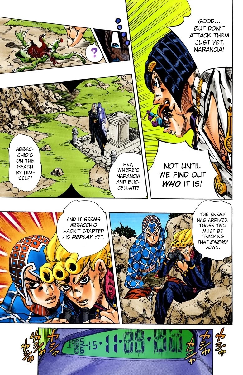 JoJo's Bizarre Adventure Part 5 - Vento Aureo (Official Colored) chapter 110 page 5