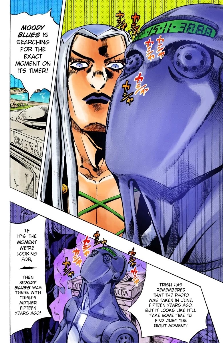 JoJo's Bizarre Adventure Part 5 - Vento Aureo (Official Colored) chapter 110 page 6