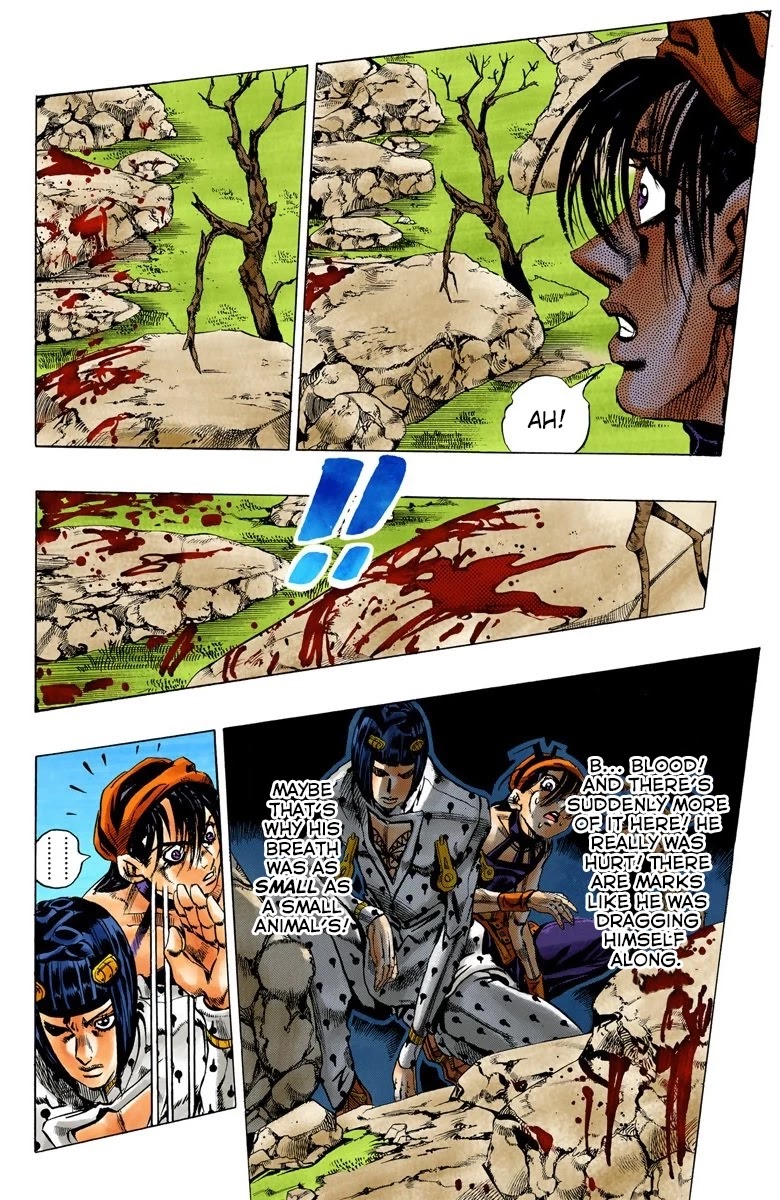 JoJo's Bizarre Adventure Part 5 - Vento Aureo (Official Colored) chapter 110 page 8