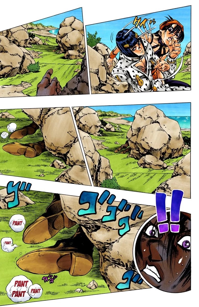 JoJo's Bizarre Adventure Part 5 - Vento Aureo (Official Colored) chapter 110 page 9