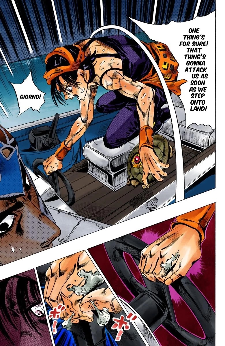 JoJo's Bizarre Adventure Part 5 - Vento Aureo (Official Colored) chapter 114 page 13