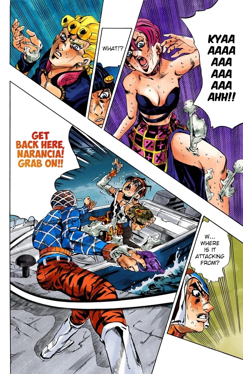 JoJo's Bizarre Adventure Part 5 - Vento Aureo (Official Colored) chapter 114 page 16