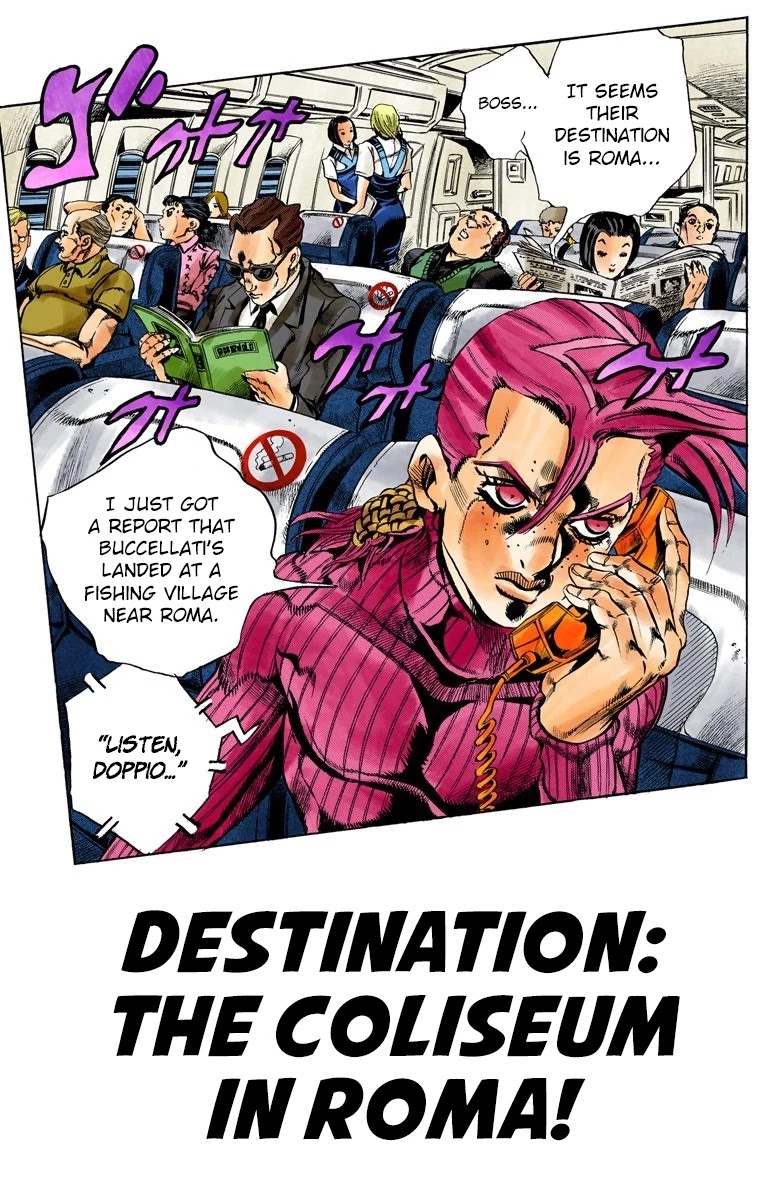 JoJo's Bizarre Adventure Part 5 - Vento Aureo (Official Colored) chapter 114 page 2