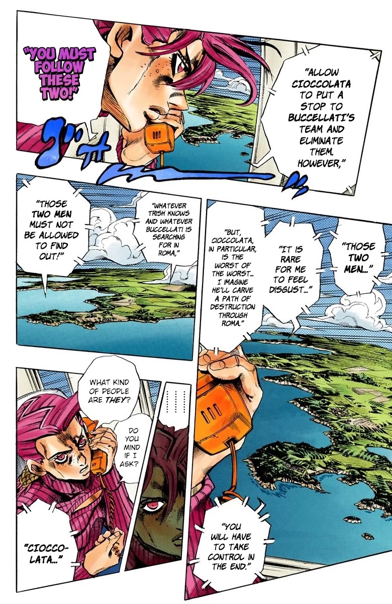 JoJo's Bizarre Adventure Part 5 - Vento Aureo (Official Colored) chapter 114 page 3