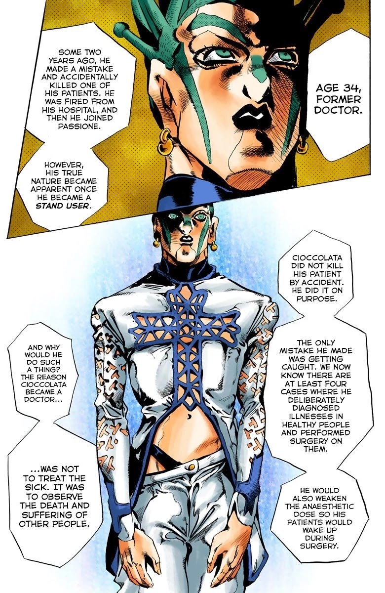 JoJo's Bizarre Adventure Part 5 - Vento Aureo (Official Colored) chapter 114 page 4