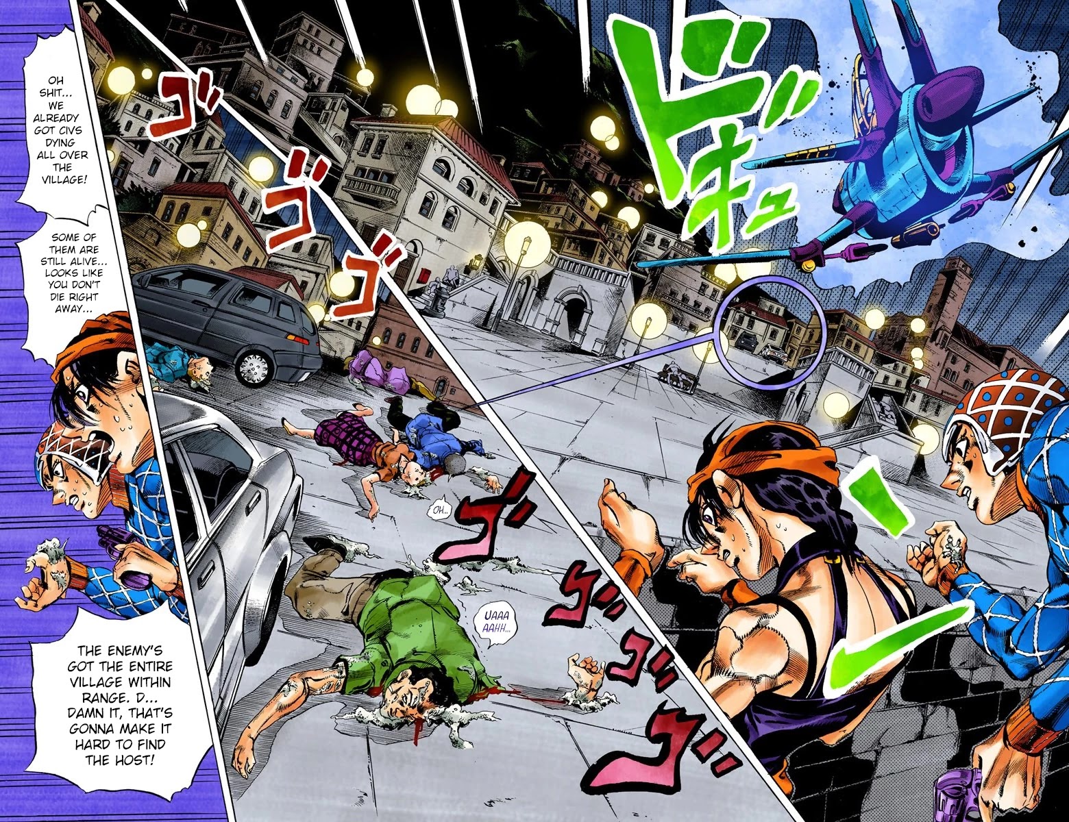 JoJo's Bizarre Adventure Part 5 - Vento Aureo (Official Colored) chapter 114 page 9