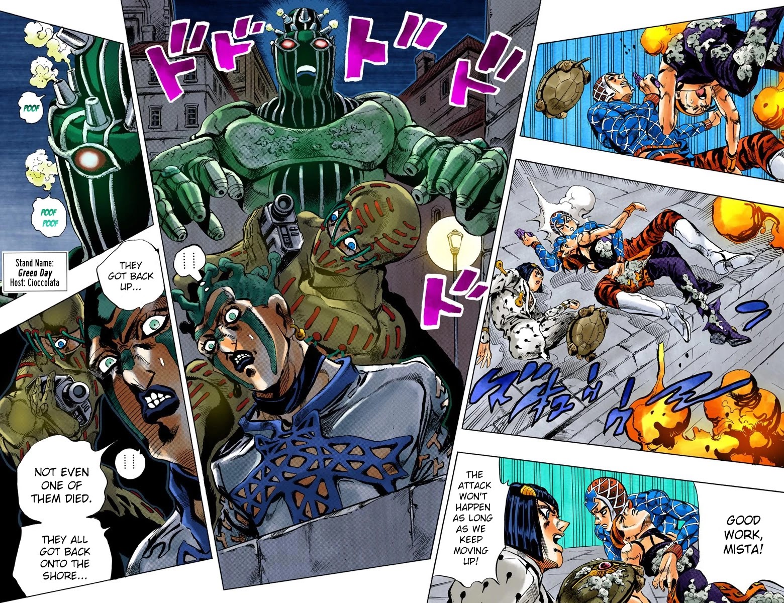 JoJo's Bizarre Adventure Part 5 - Vento Aureo (Official Colored) chapter 115 page 10