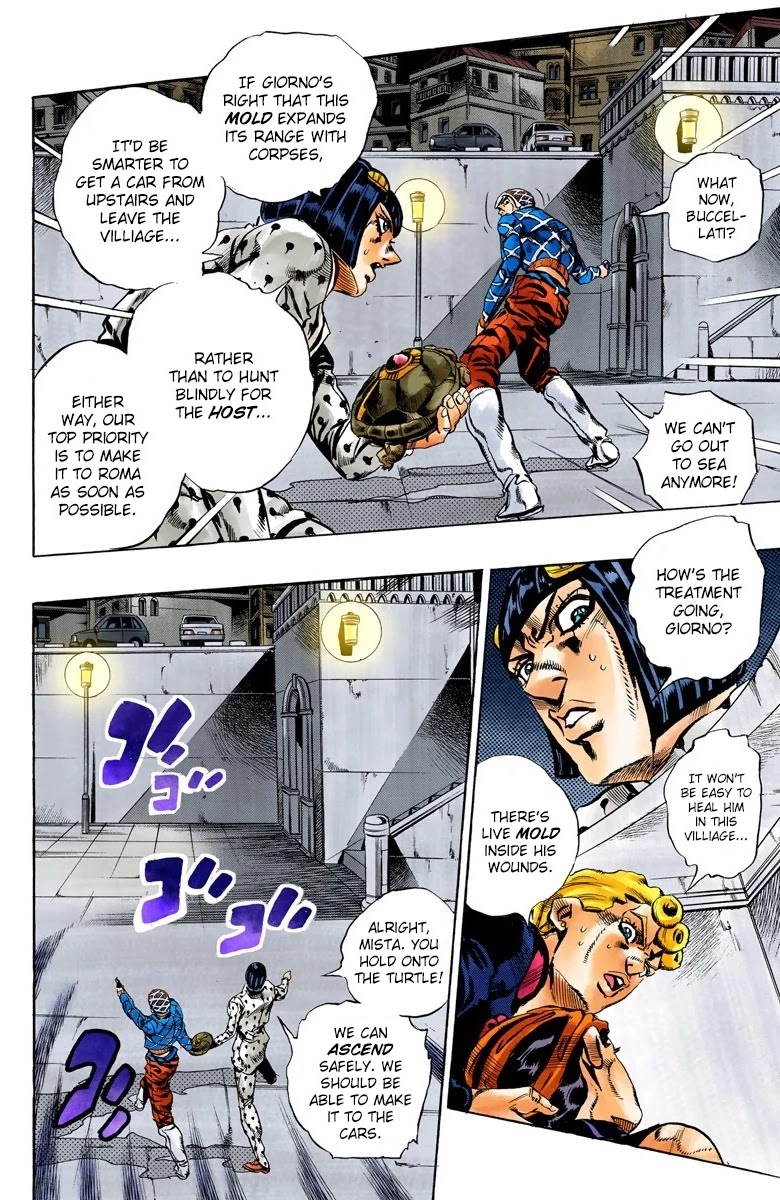 JoJo's Bizarre Adventure Part 5 - Vento Aureo (Official Colored) chapter 115 page 11